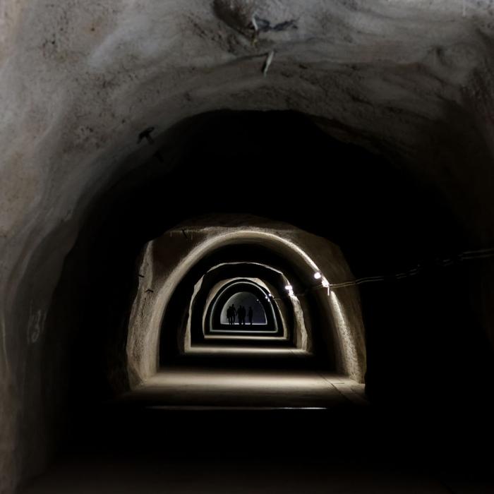 Vue d'un tunnel du Luxembourg Underground
