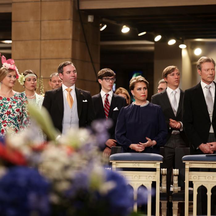 Des membres de la Famille grand-ducale en la Cathédrale Notre-Dame