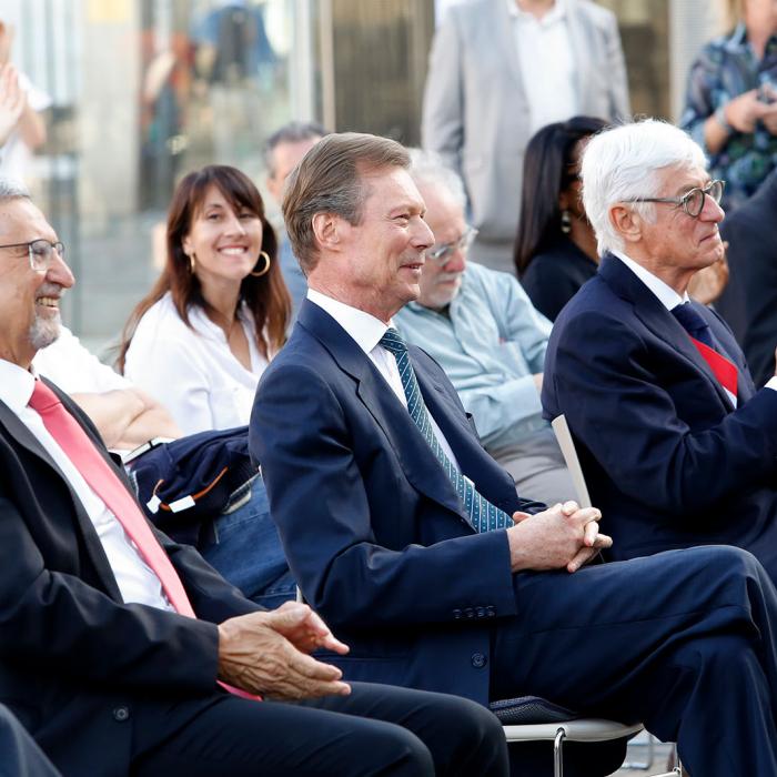 Le Grand-Duc assiste au concert avec l'ancien président capverdien