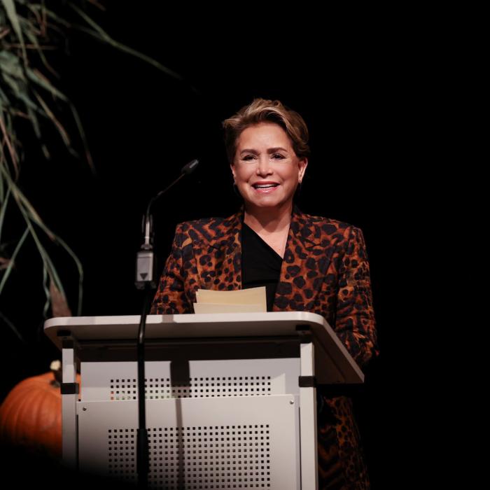 La Grande-Duchesse prononce un discours lors de la cérémonie