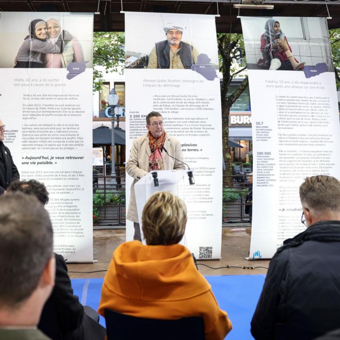 Monsieur Maurice Bauer prononce un discours