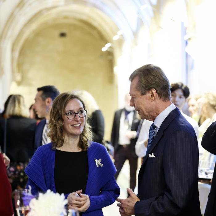 Le Grand-Duc et Mme Nadia Ernzer