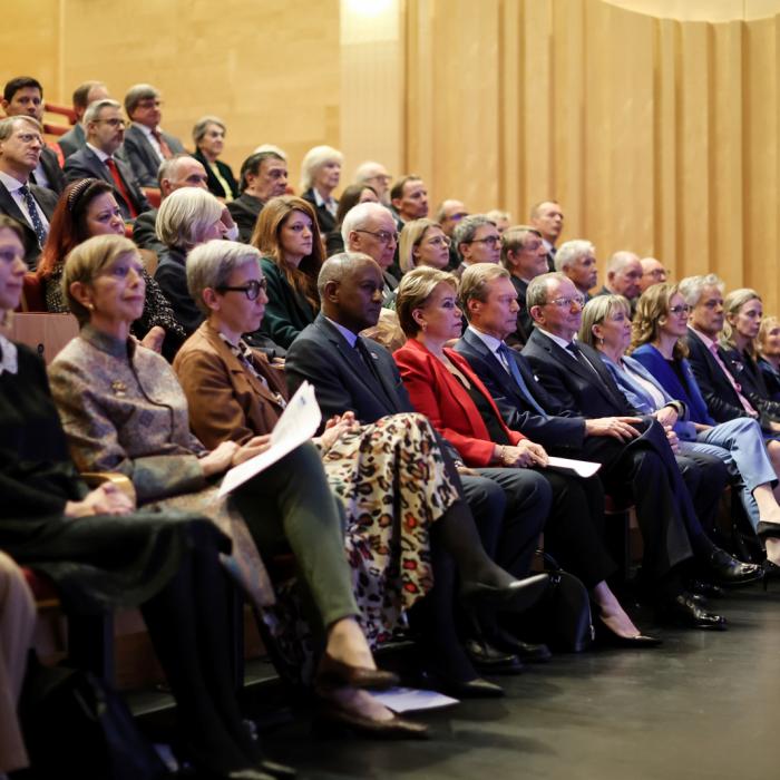 Photo du public lors de la séance académique