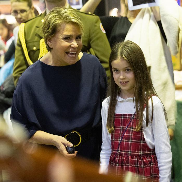 Portrait de la Grande-Duchesse avec la Princesse Amalia 