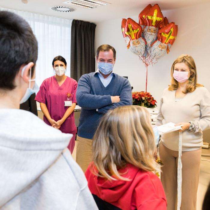 Le Couple Héritier échange avec les enfants