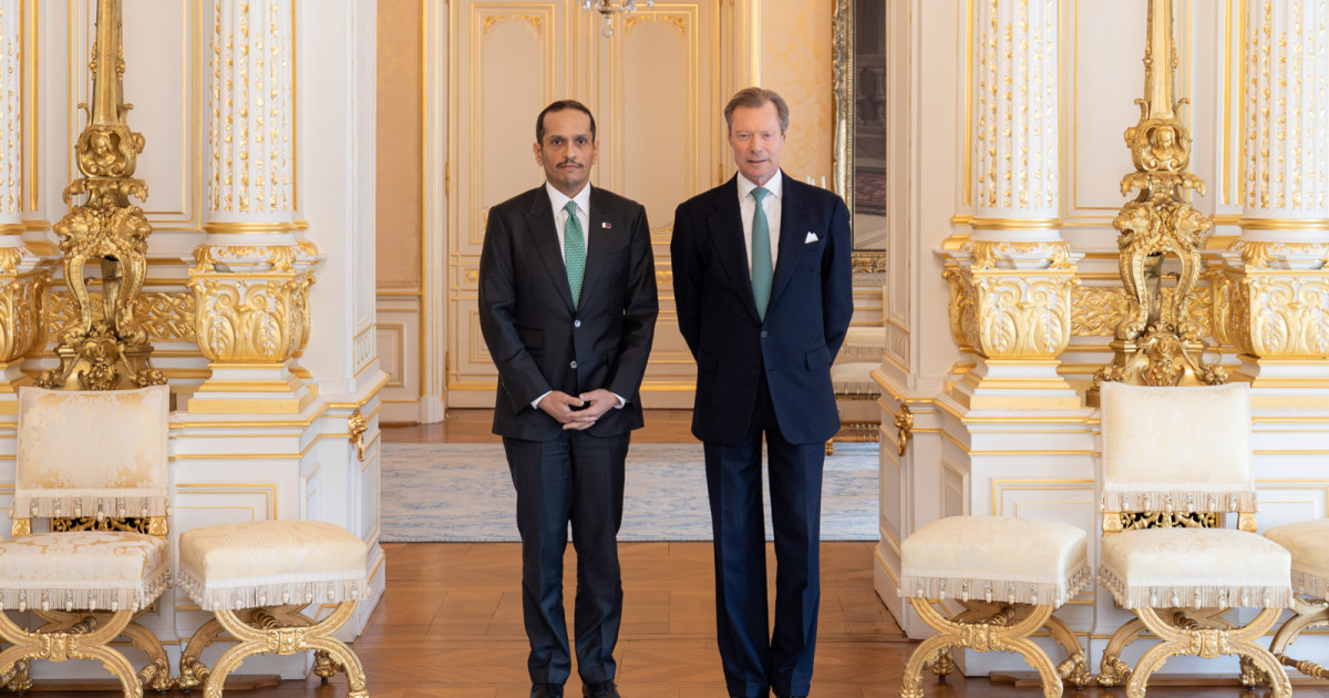 Audience pour S.E.M. Mohammed ben Abderrahmane Al-Thani, Premier ...