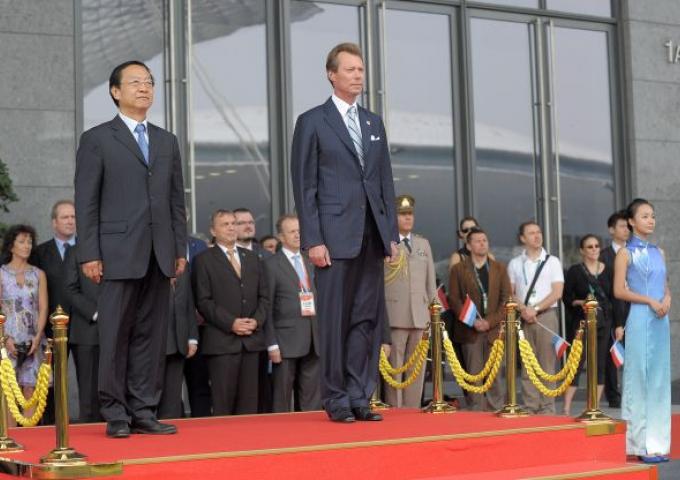Visite de l’exposition universelle de Shanghaï lors de la Journée nationale du Grand-Duché de Luxembourg
