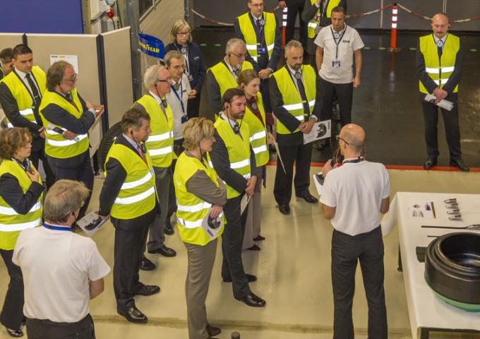 Visite de la Société Goodyear organisée par la FEDIL