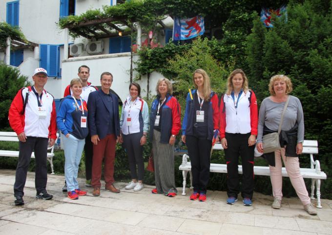 Photo de groupe - Jeux des Petits Etats d’Europe 2019