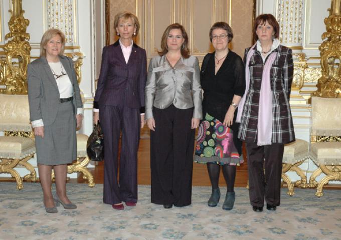 Audience des participantes à la conférence "Femmes et Pauvreté"