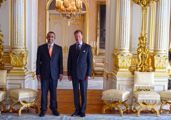 Audience du ministre des Affaires étrangères des Émirats arabes unis