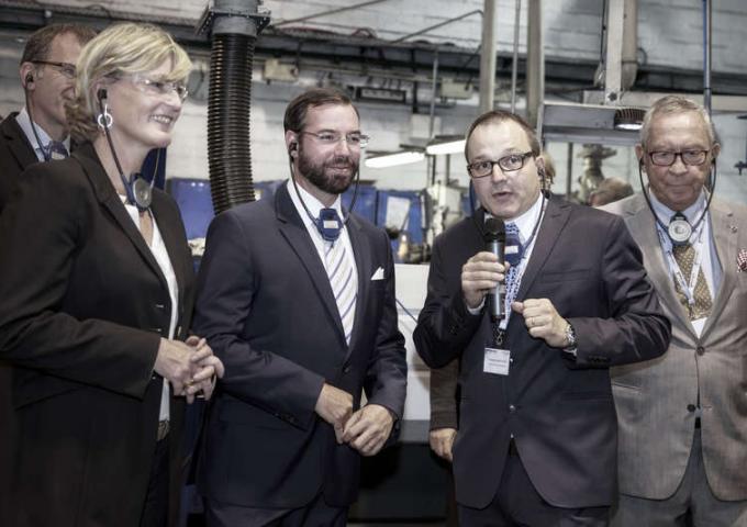 Le Prince héritier lors de la visite