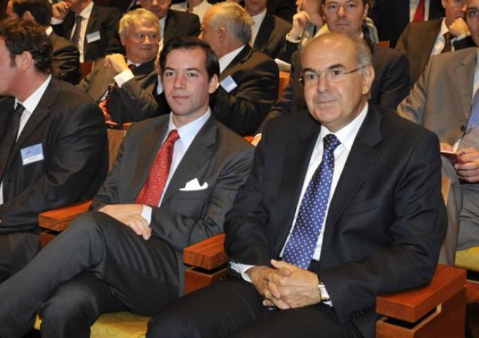 Le Grand-Duc héritier à des ateliers de la CJCE
