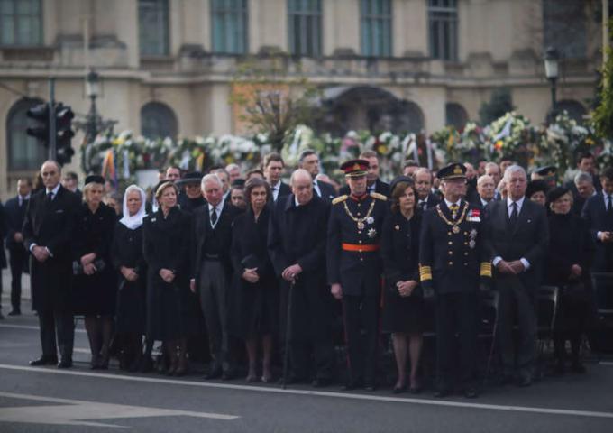 Le Grand-Duc lors des funérailles de Sa Majesté le Roi Michael Ier de Roumanie