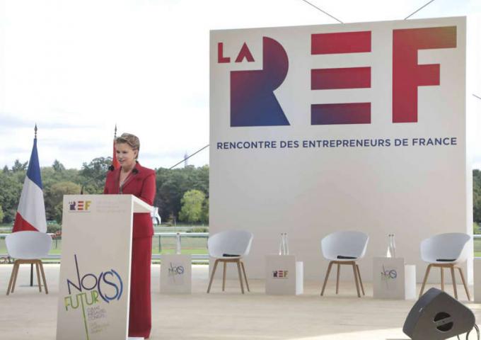 La Grande-Duchesse lors de son discours