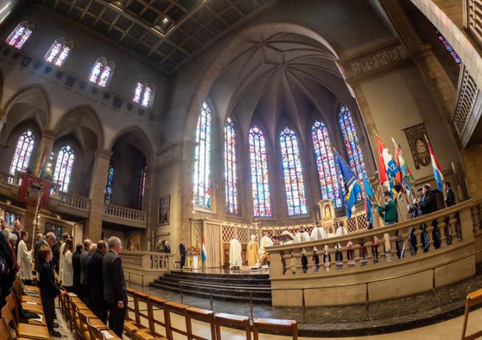 Le Grand-Duc à la Cathédrale Notre-Dame de Luxembourg