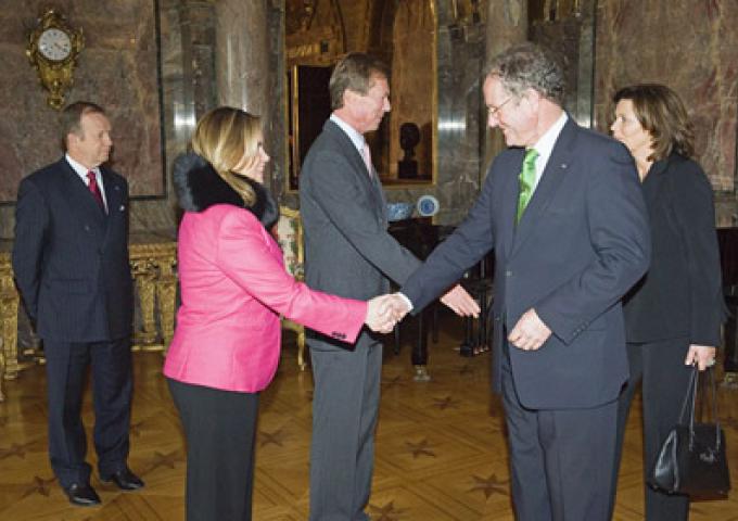 Réception en l'honneur des bourgmestres du Grand-Duché