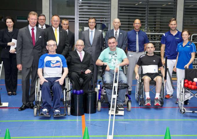 Le Grand-Duc a assisté à l'inauguration du Centre National Para-Sports
