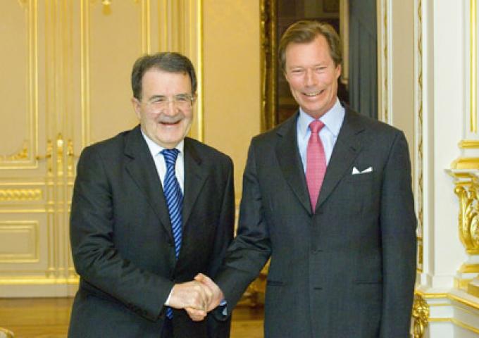 Audience de Monsieur Romano Prodi