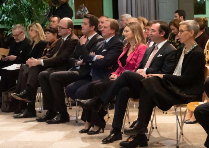Le Couple héritier lors de la remise des prix