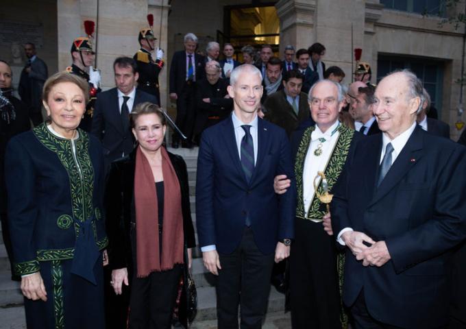 Installation de M. Frédéric Mitterrand à l’Académie des beaux-arts