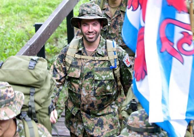 Le Prince héritier a assisté à la 50ème Marche internationale de Diekirch