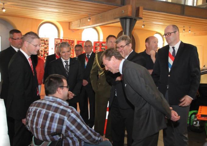 Photo de S.A.R. le Grand-Duc de Luxembourg à Diekirch