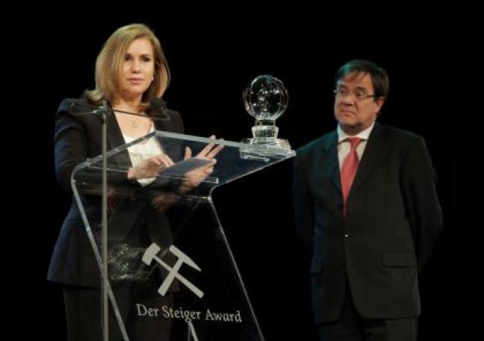 S.A.R. la Grande-Duchesse a reçu un Steiger Award dans la catégorie "Charity"