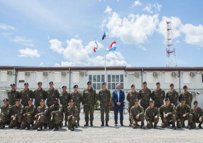 Visite auprès du contingent luxembourgeois déployé au Kosovo