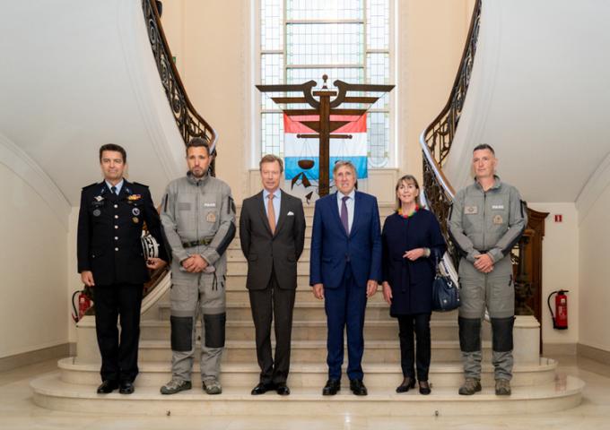 Photo de groupe - anniversaire de l’Unité Spéciale de la Police grand-ducale