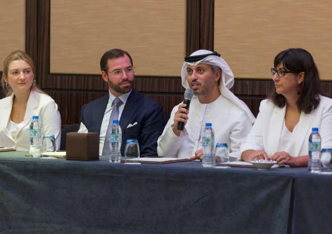 Le Couple héritier lors de la mission économique aux Emirats Arabes Unis