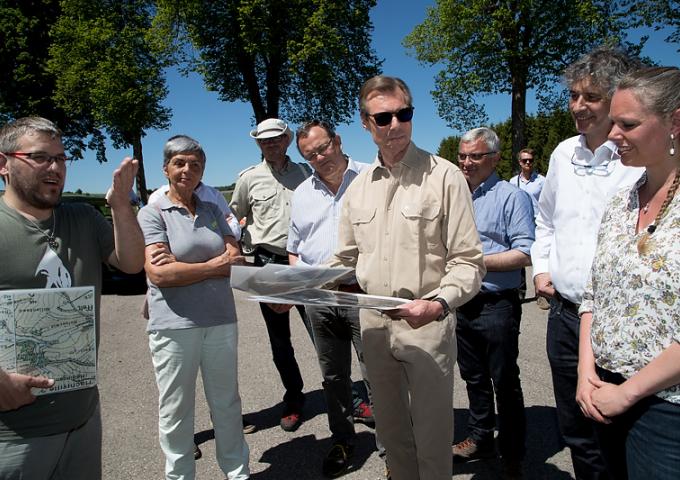 Le Grand-Duc a visité des sites naturels protégés natur&ëmwelt, Fondation Hëllef fir d’Natur