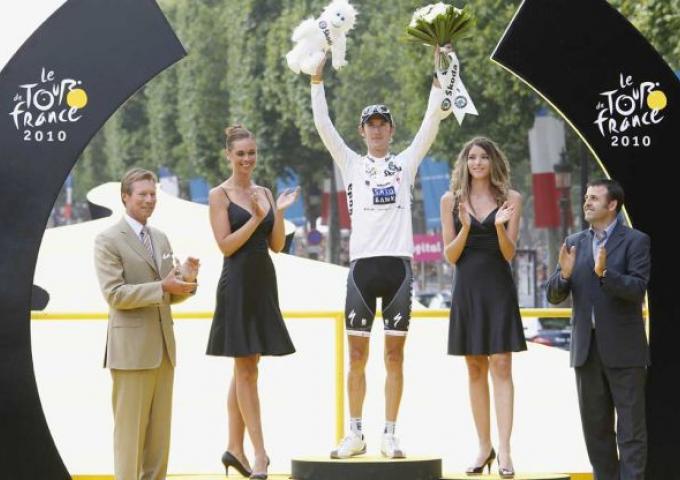 Arrivée du Tour de France de cyclisme 2010