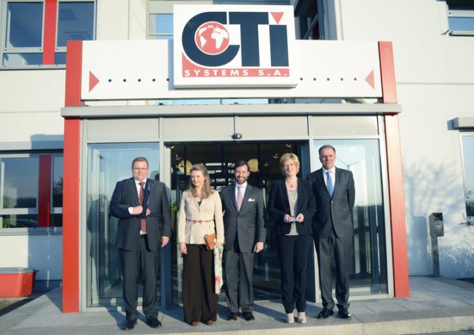 Visite de la société CTI Systems à Lentzweiler