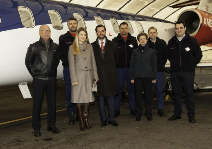Visite de Luxembourg Air Rescue