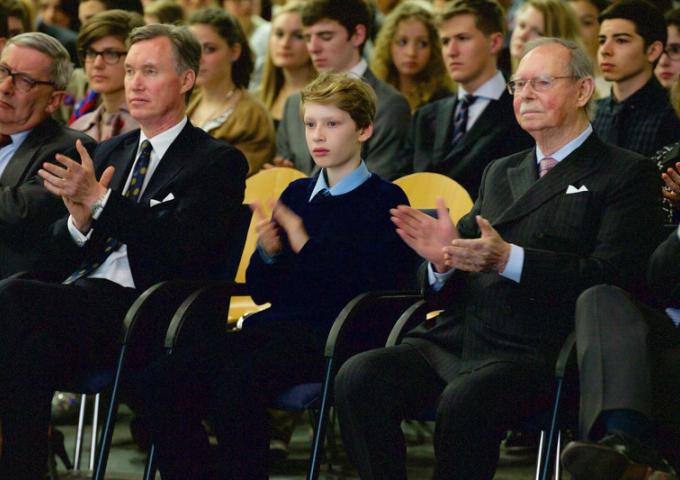 Photo de S.A.R. le Grand-Duc Jean de Luxembourg au Forum Geesseknaeppchen
