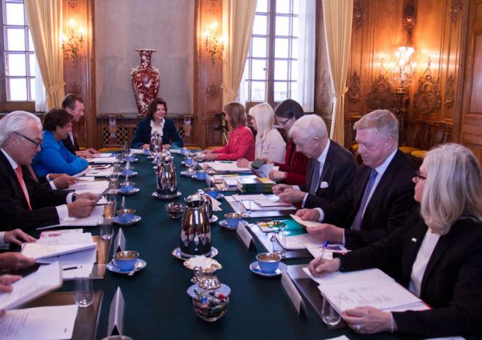 Le Grand-Duc lors de la réunion du Conseil d’administration de la Fondation Mentor International