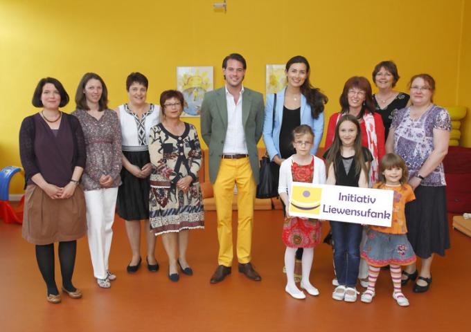 Visite d’"Initiativ Liewensufank" et démonstration pratique aux futurs parents