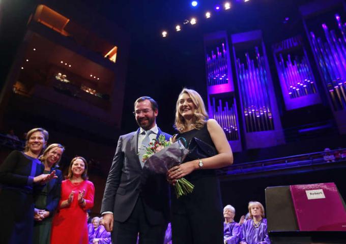 Le Couple héritier lors du concert