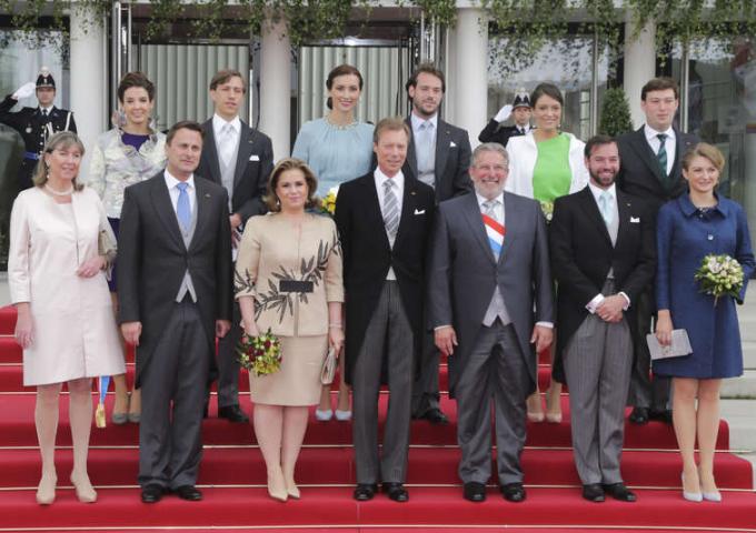 Photo de la famille grand-ducale