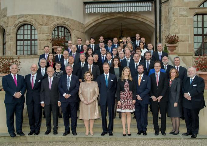 Photo de groupe lors de la réception dans le cadre de la conférence diplomatique