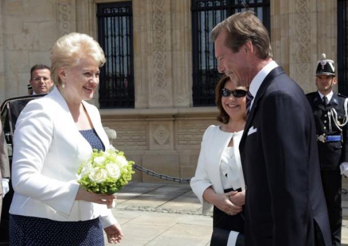 Visite officielle au Luxembourg de la présidente de la République de Lituanie