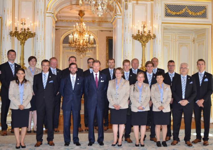 Audience de la délégation luxembourgeoise aux J.O. de Londres