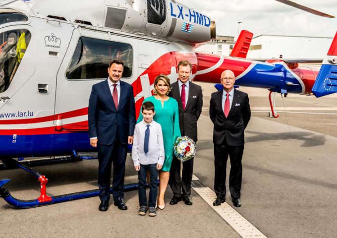 Photo de groupe - 30e anniversaire de la Luxembourg Air Rescue
