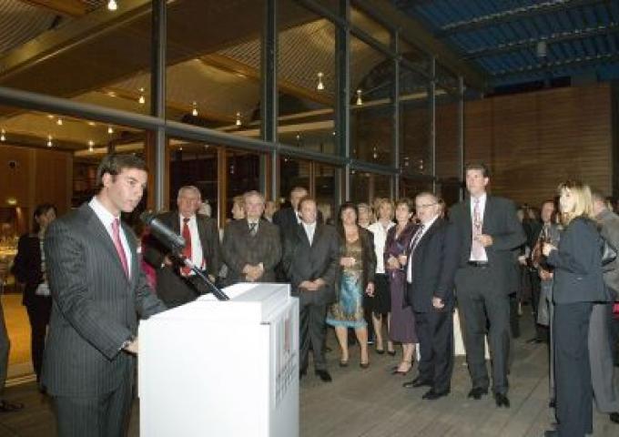 Le Grand-Duc héritier au dîner de gala de la Fondation Kräizbierg