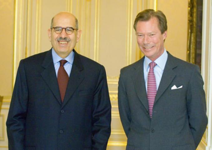 Audience de Monsieur El Baradei