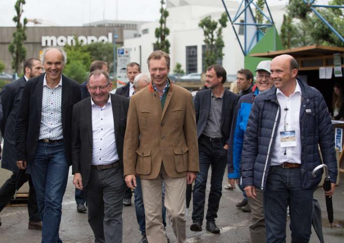 Le Grand-Duc a visité la Foire Agricole