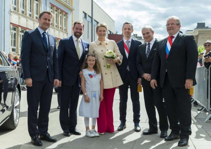 Le Couple héritier à la veille de la Fête nationale à Esch-sur-Alzette