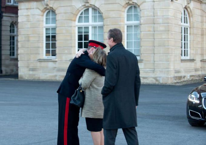Le Couple grand-ducal et le Prince Sébastien
