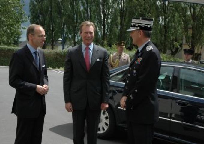 Visite du SALT de la Police grand-ducale